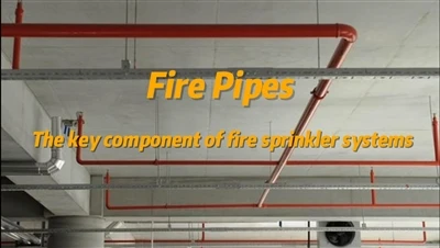 Tubs contra incendis El component essencial del sistema d'aspersió contra inc...